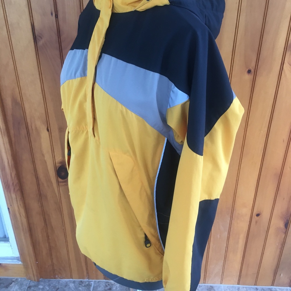 L L Bean Size Medium Color Block Anarak Jacket - image 2